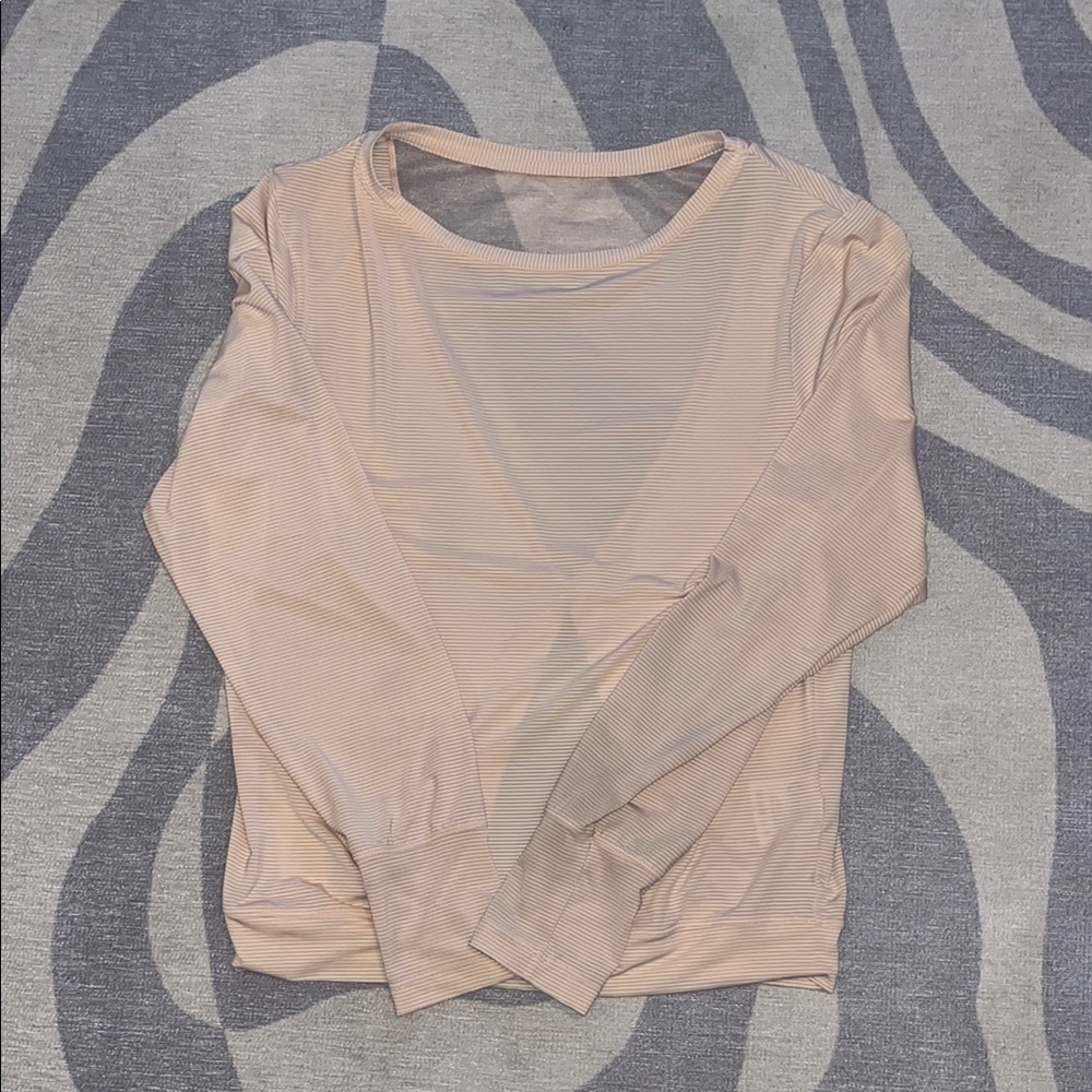 ZYIA peach Long Sleeve Blouse
